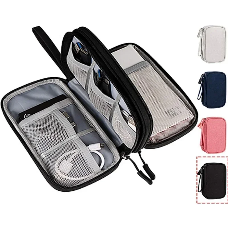 Travel Accessories Organizer Bag - حقيبة كابلات للسفر، حقيبة تخزين رقمية