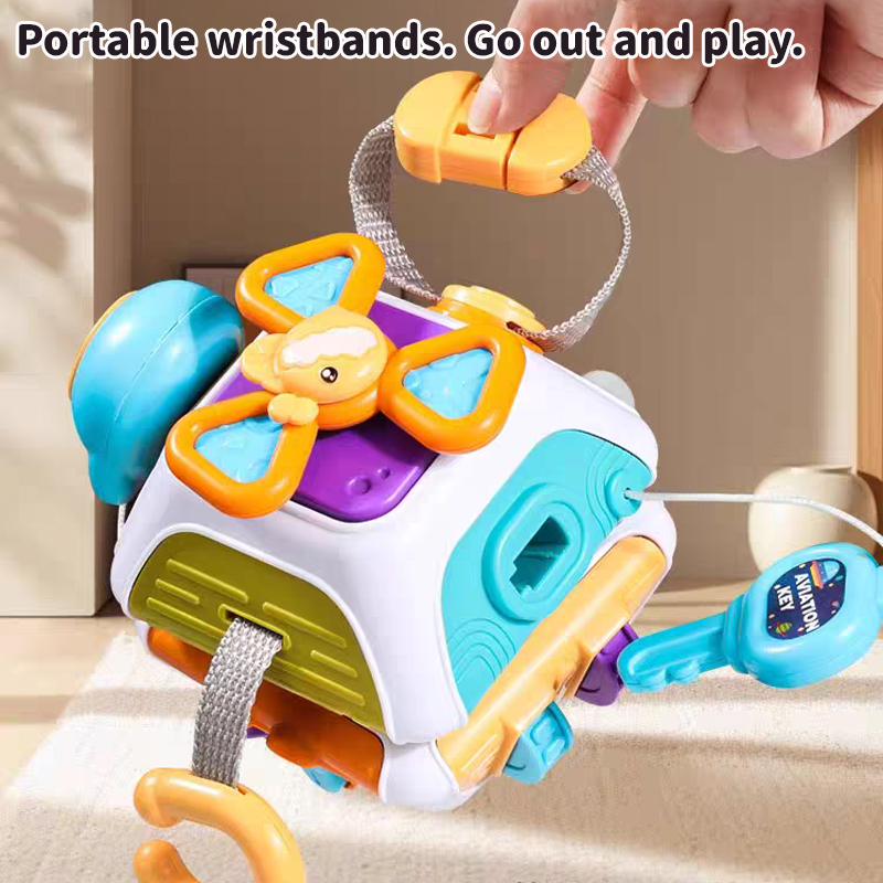 مكعب مونتيسوري مشغول للطفل ، ا - مراجعة Travel Accessories Baby وسعره