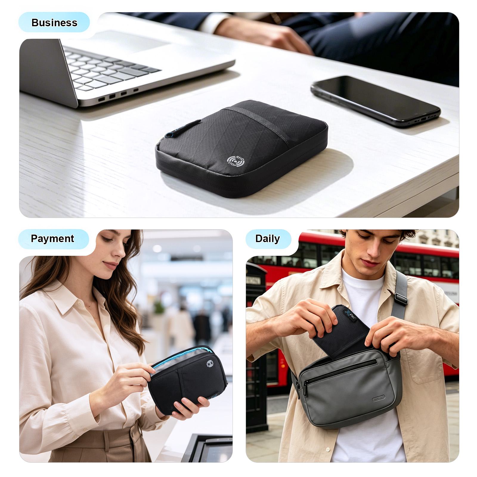 حقيبة سفر صغيرة مضادة للسرقة م - مراجعة Travel Accessories Wallet وسعره