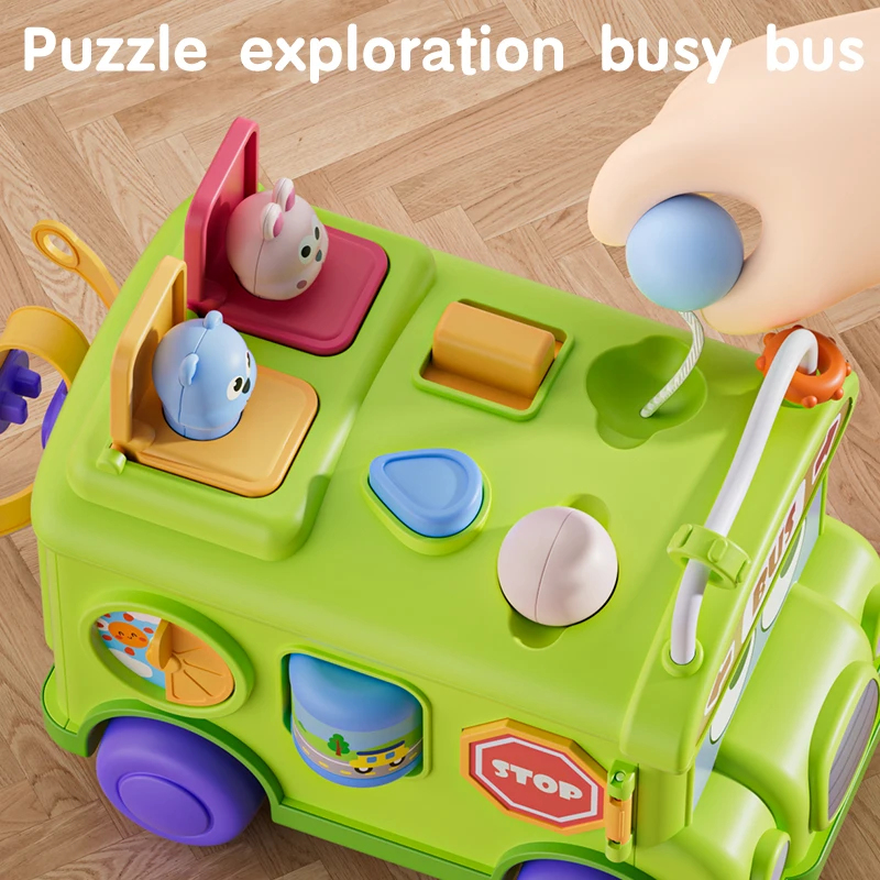 لعبة حافلة مونتيسوري التعليمية - مراجعة Travel Accessories Baby وسعره
