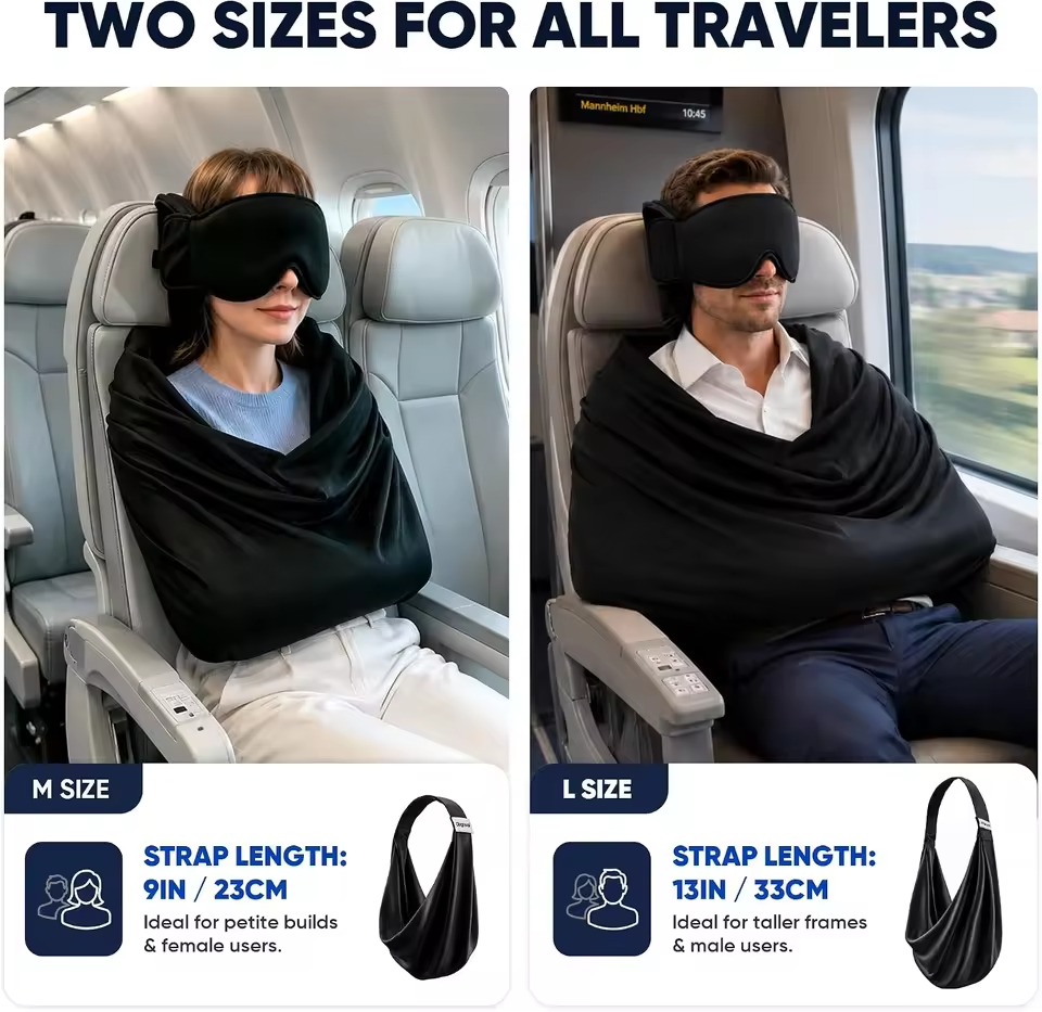 وسادة نوم للسيارة 3 في 1 مع رغ - مراجعة Travel Accessories Long Flight وسعره