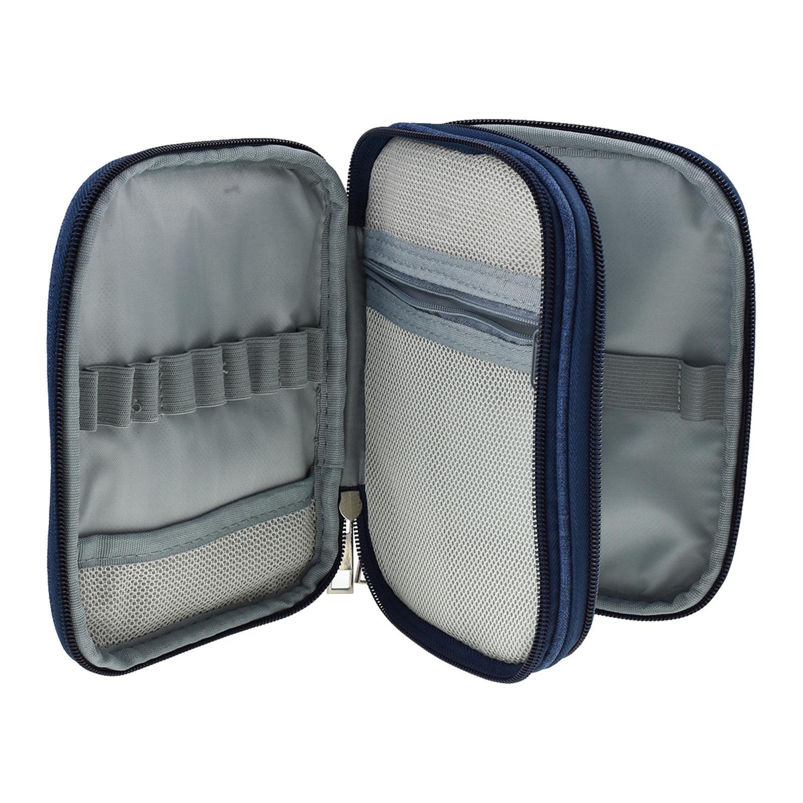 حقيبة تخزين محمولة باللون الأز - مراجعة Travel Accessories Organizer Bag وسعره