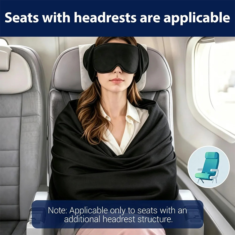طقم نوم للطائرة 3 في 1: وسادة  - مراجعة Travel Accessories Long Flight وسعره