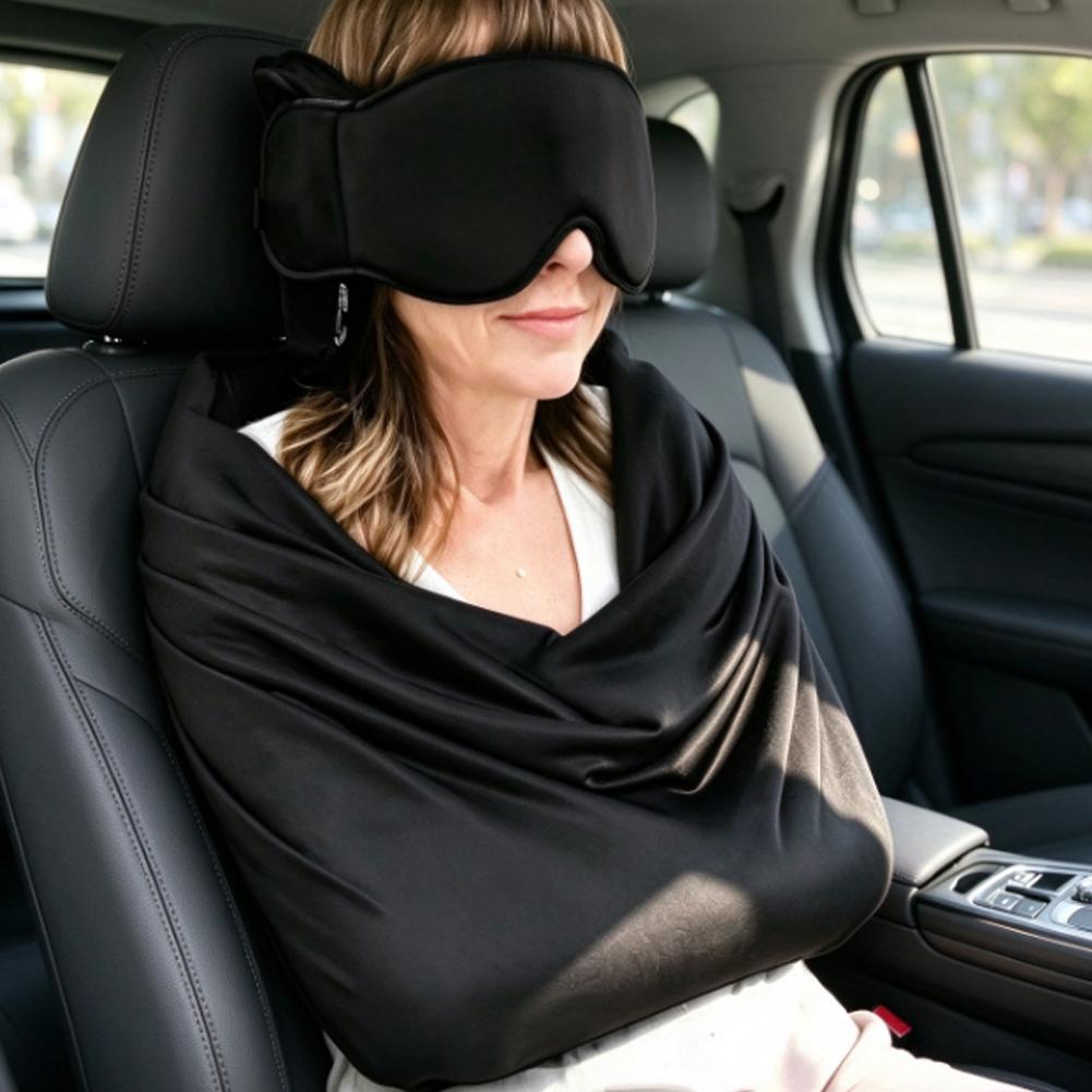 طقم دعم النوم للسفر 3 في 1: وس - مراجعة Travel Accessories Long Flight وسعره