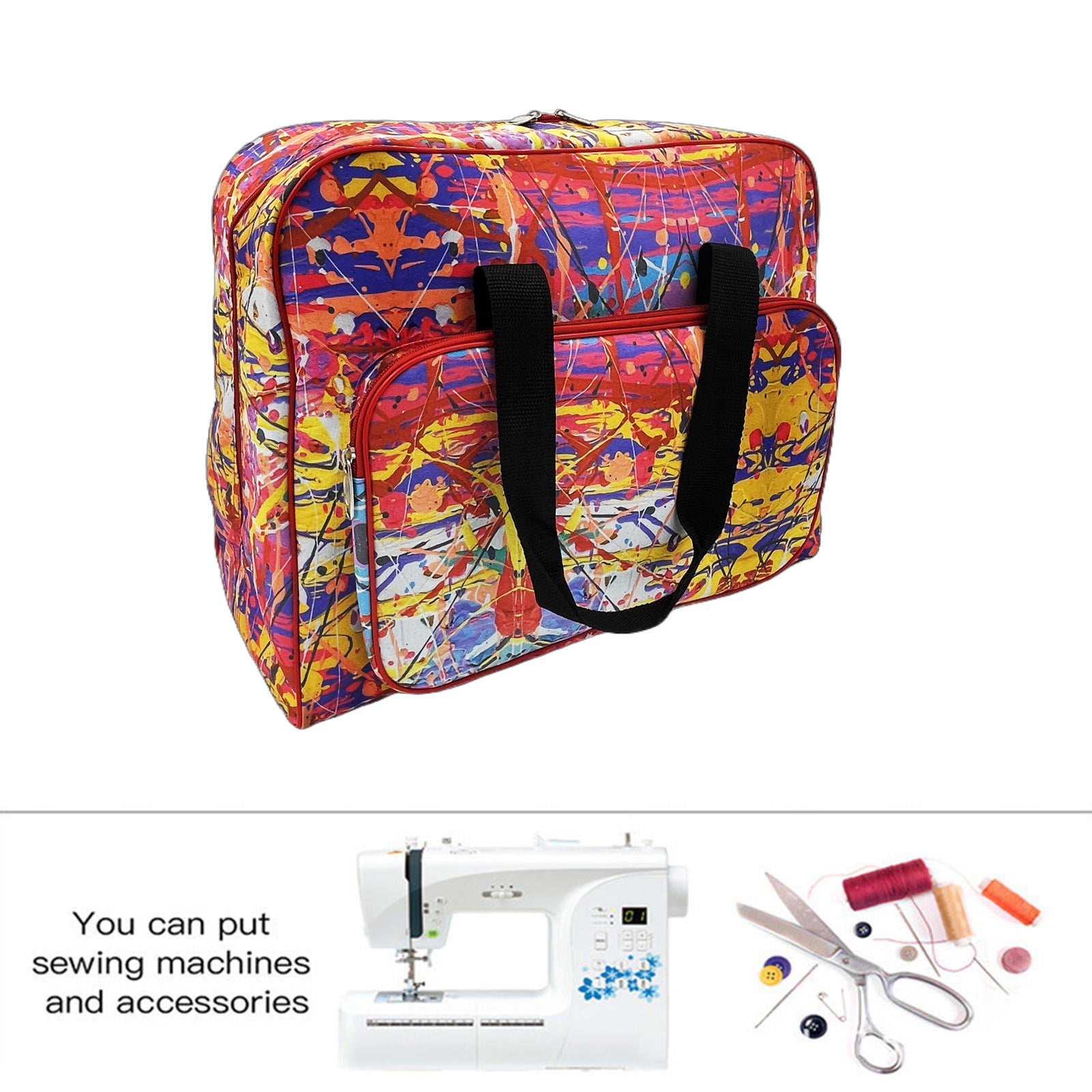 حقيبة حمل ماكينة خياطة متعددة  - مراجعة Travel Accessories Organizer Bag وسعره